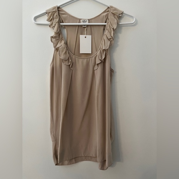 Wilfred Beige Ruffled Blouse - Picture 1 of 4